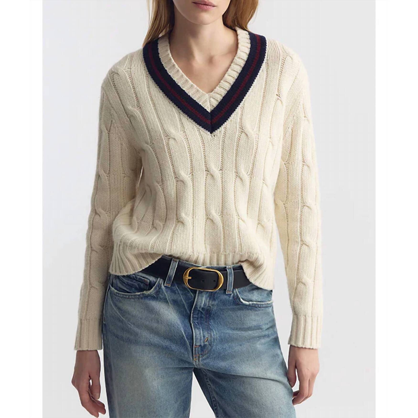 New Nili Lotan Fabiana Sweater In Ivory